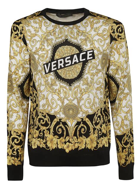 versace kaschmir pullover|versace logo sweater.